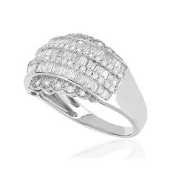 Bague argent 925 zirconias
