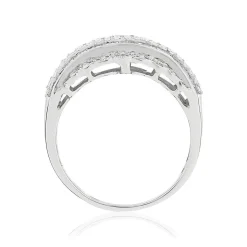 Bague argent 925 zirconias