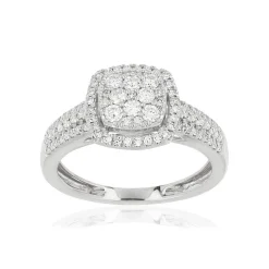 Bague argent 925 zirconias