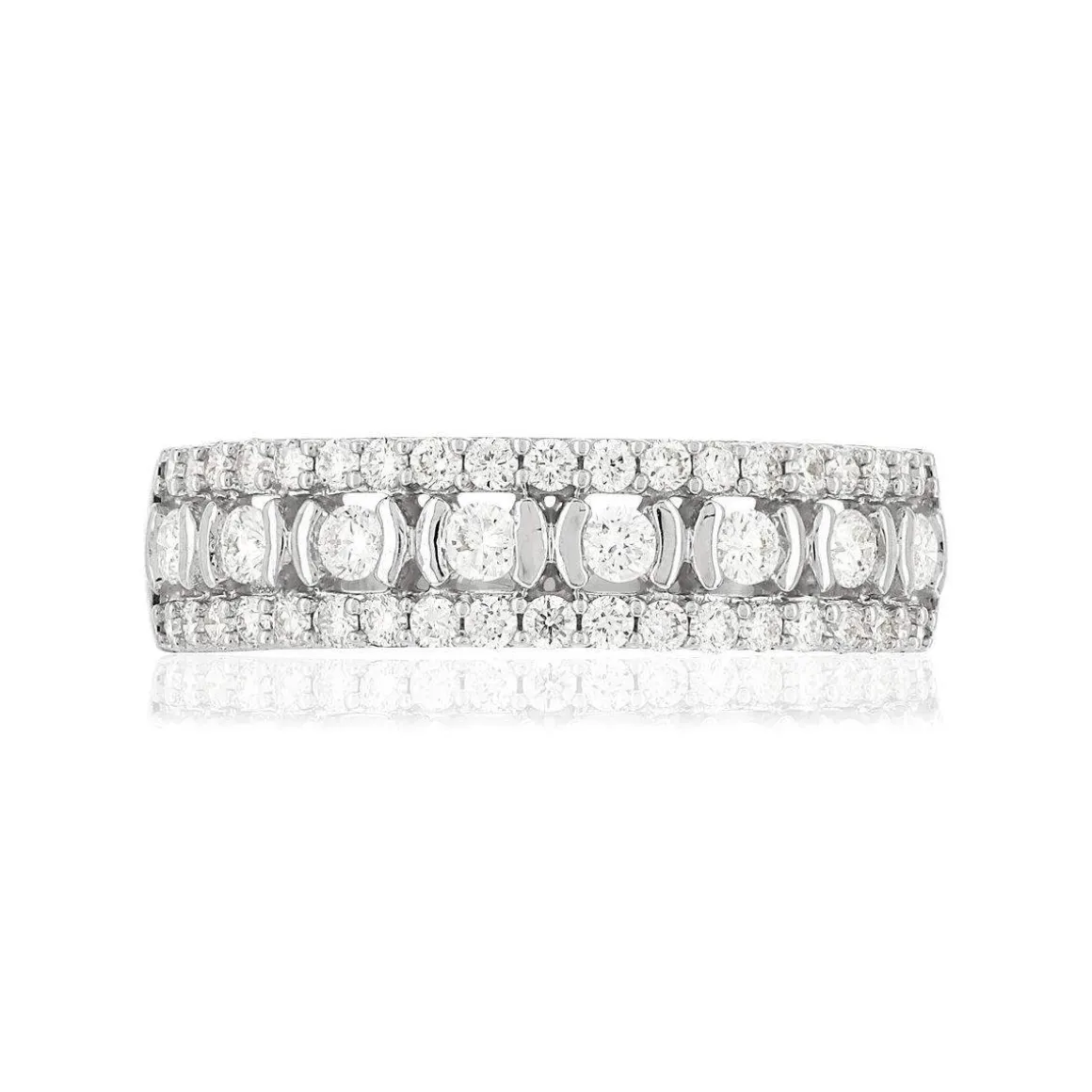 Bague argent 925 zirconias