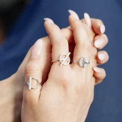 Bague argent 925 zirconias