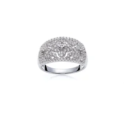 Bague argent 925 zirconias