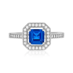 Bague argent 925 zirconias