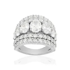 Bague argent 925 zirconias