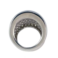 Bague Cartier Chalice d'occasion or 750 blanc diamants