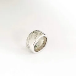 Bague Chopard tournante d'occasion or 750 blanc diamant