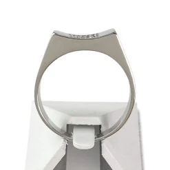 Bague d'occasion or 750 blanc diamants