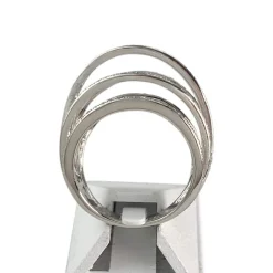 Bague d'occasion or 750 blanc diamants