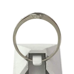 Bague d'occasion or 750 blanc diamants