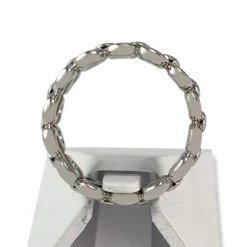 Bague d'occasion or 750 blanc diamants