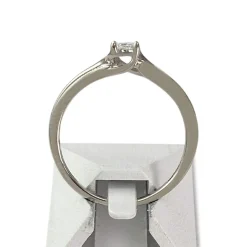 Bague d'occasion or 375 blanc diamant rubis