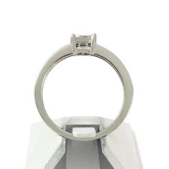 Bague d'occasion or 750 blanc diamants