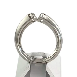 Bague d'occasion or 750 blanc diamants