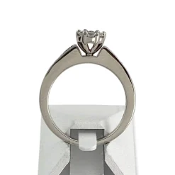 Bague d'occasion or 750 blanc diamants