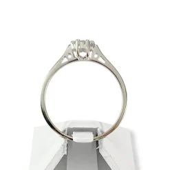 Bague d'occasion or 750 blanc diamants