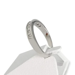 Bague d'occasion or 750 blanc diamants