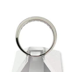 Bague d'occasion or 750 blanc diamants