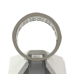 Bague d'occasion or 750 blanc diamants