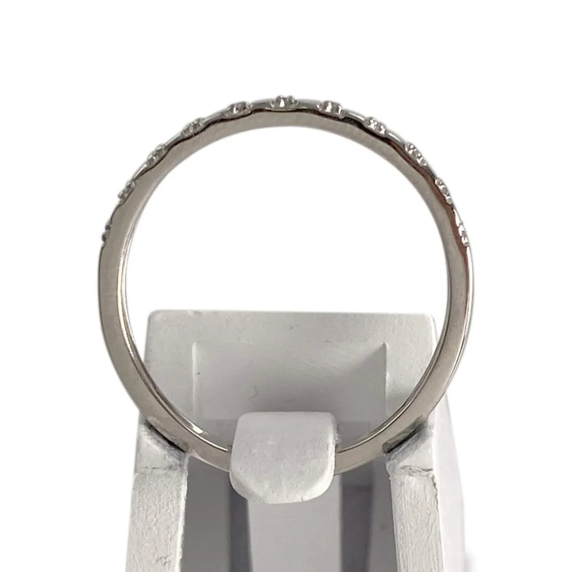 Bague d'occasion or 375 blanc diamants