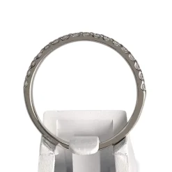 Bague d'occasion or 750 blanc diamants