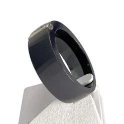 Bague d'occasion or 750 blanc diamant