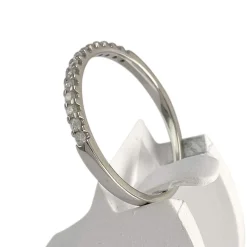 Bague d'occasion or 750 blanc diamants