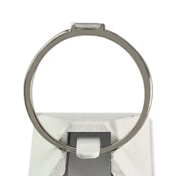Bague d'occasion or 375 blanc diamant