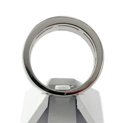 Bague d'occasion or 750 blanc saphir et diamant