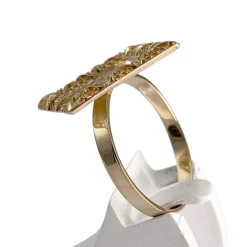 Bague d'occasion or 750 jaune