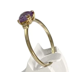Bague d'occasion or 750 jaune amethystezirconias