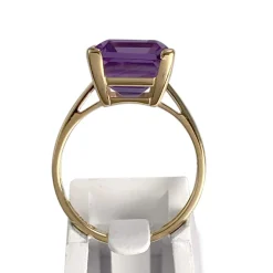 Bague d'occasion or 750 jaune amethyste