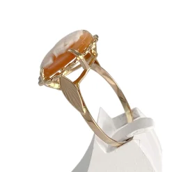 Bague d'occasion or 750 jaune camée