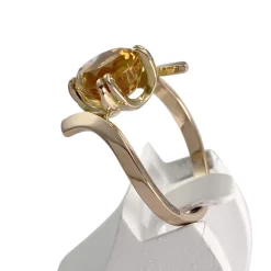 Bague d'occasion or 750 jaune citrine