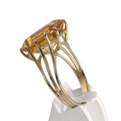 Bague d'occasion or 750 jaune citrine
