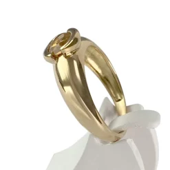 Bague d'occasion or 750 jaune citrine