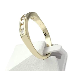 Bague d'occasion or 750 jaune diamants