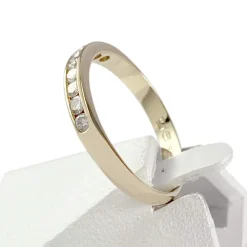 Bague d'occasion or 750 jaune diamants