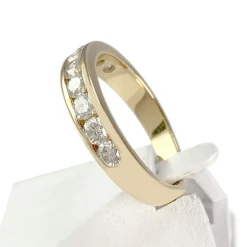 Bague d'occasion or 750 jaune diamants