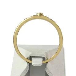 Bague d'occasion or 750 jaune diamant synthetique