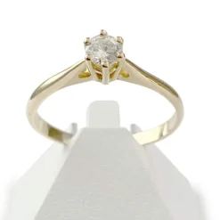 Bague d'occasion or 750 jaune diamant