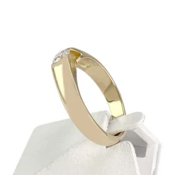 Bague d'occasion or 750 jaune diamant