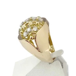 Bague d'occasion or 750 jaune diamants