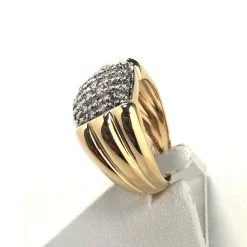 Bague d'occasion or 750 jaune diamant