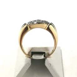 Bague d'occasion or 750 jaune diamant