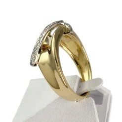 Bague d'occasion or 750 jaune diamant