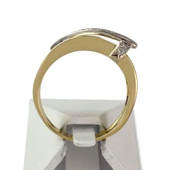 Bague d'occasion or 750 jaune diamant