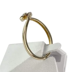 Bague d'occasion or 750 jaune diamant
