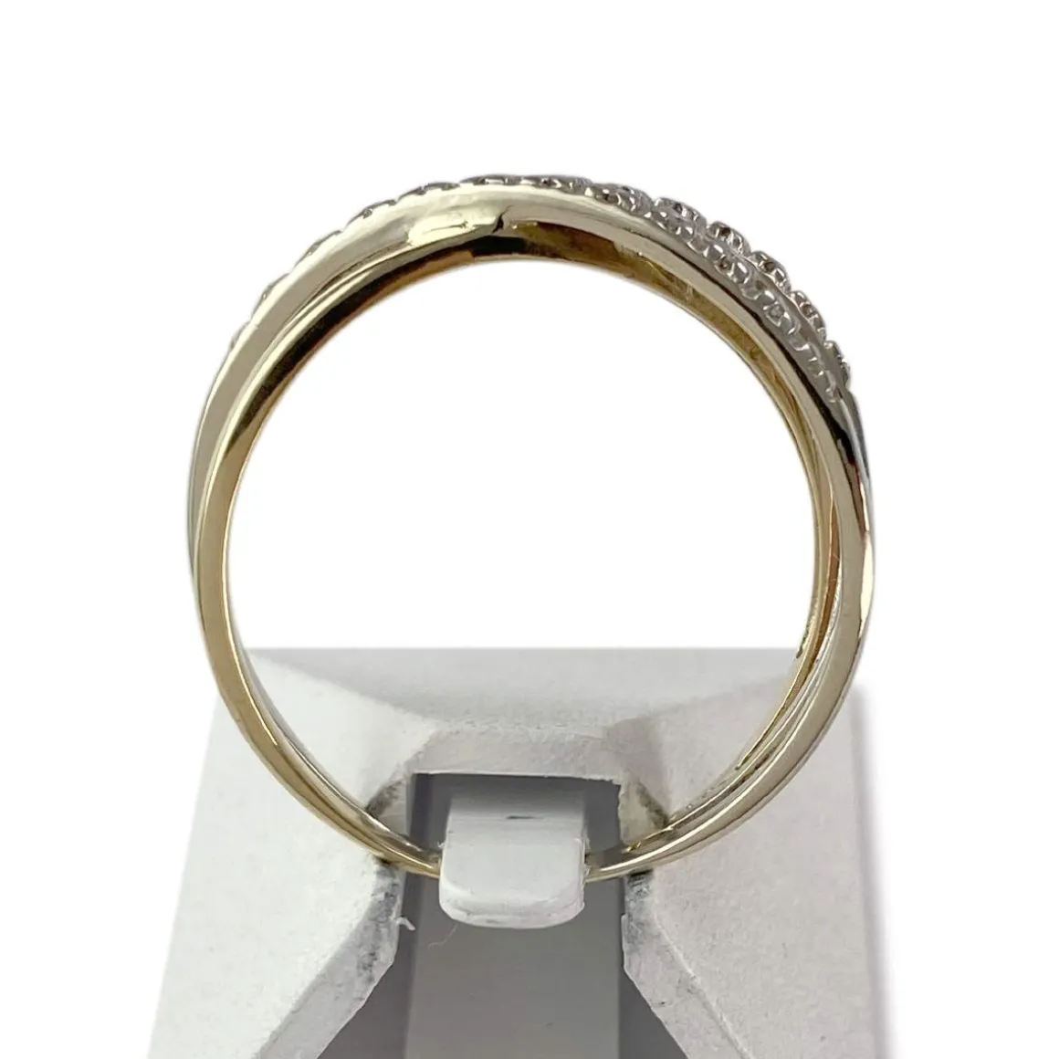 Bague d'occasion or 750 jaune diamant