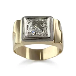 Bague d'occasion or 750 jaune diamant