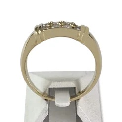Bague d'occasion or 750 jaune diamants